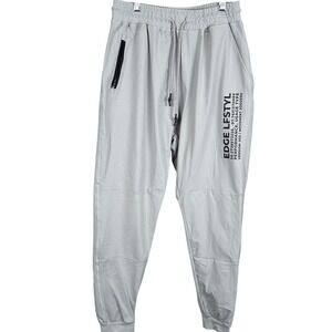 Edge LFSTYL Mens Movement Joggers Version 003 Gray Performance Pants Size XL